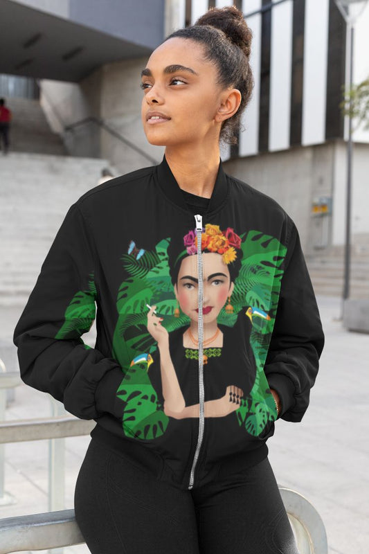 Frida Kahlo Female Bomber Jacket