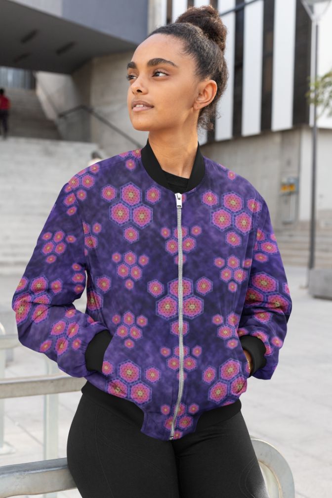 Hexachron 2 Female Bomber Jacket