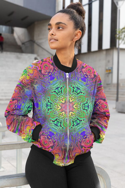 Kaleidiae Female Bomber Jacket