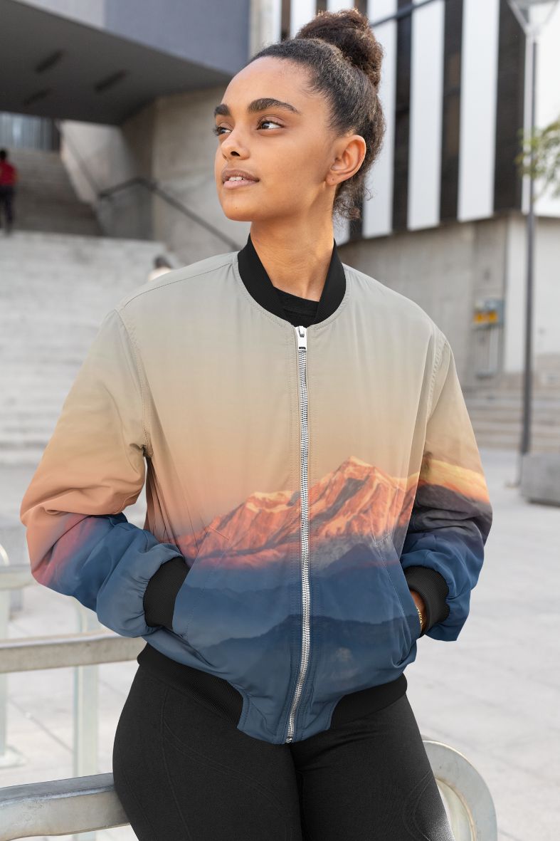 Magical Ligh Female Bomber Jacket