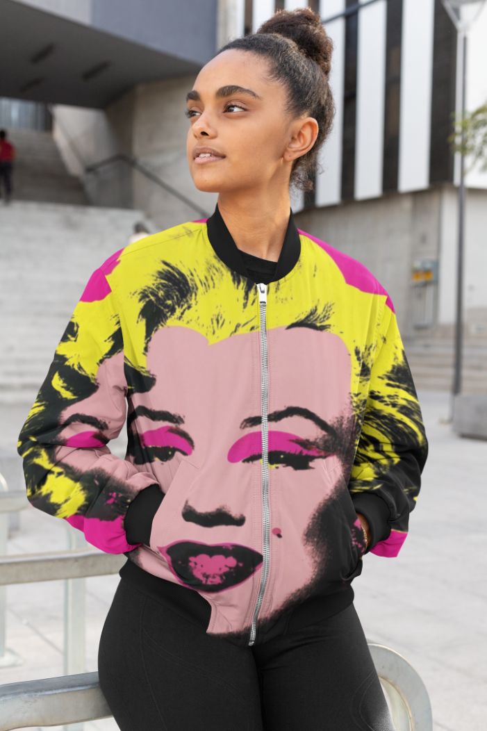 Magical Pop Art Female Bomber Jacket