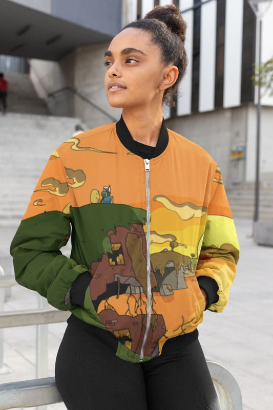 Nature Female Bomber Jacket