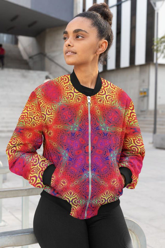 Starburst Female Bomber Jacket