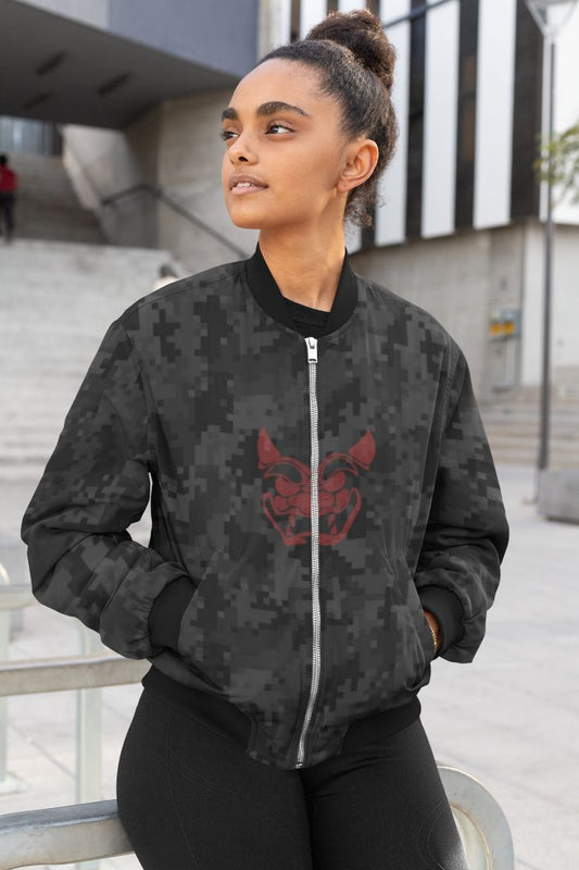 The Taker Of Life Female Bomber Jacket