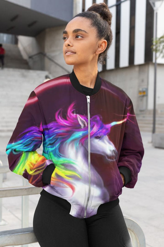 Unicorn Female Bomber Jacket