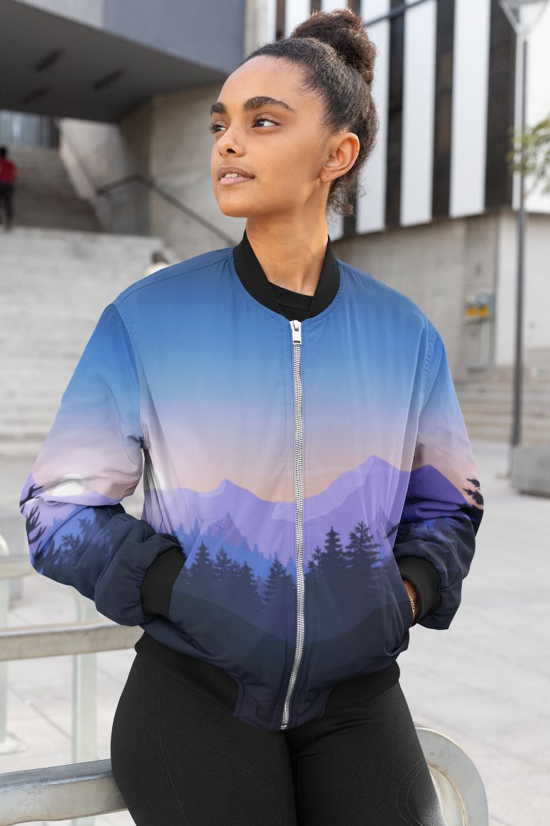 Vidcuni Female Bomber Jacket