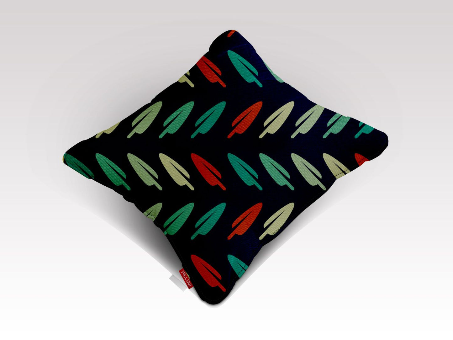 Abstract Leaf Pattern Cushion/Pillow