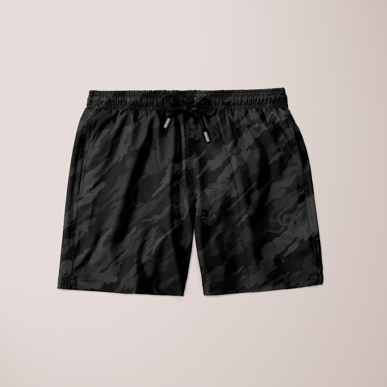 Alpine Black Retro Shorts