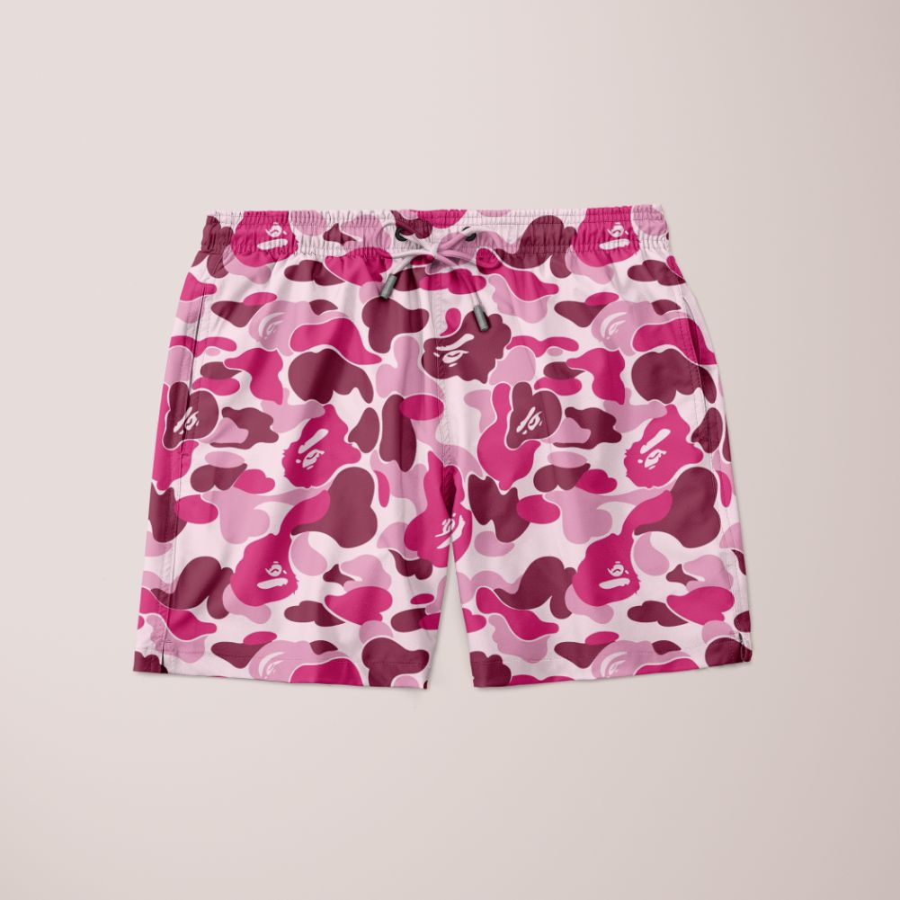 Alpine Pink Pattern Shorts