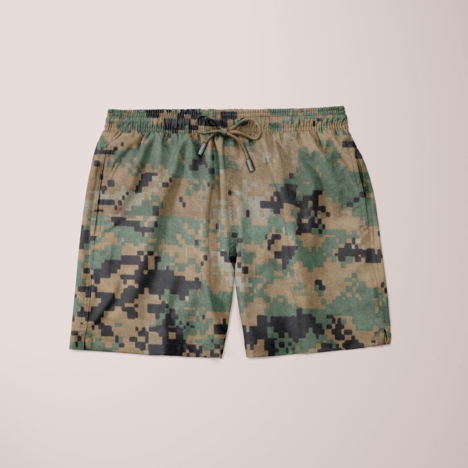 Army Uniform Camofludge Shorts