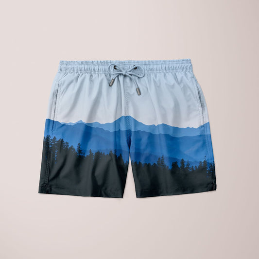 Blue Nature Shorts