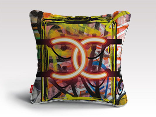 CC Neon Graffiti Cushion/Pillow