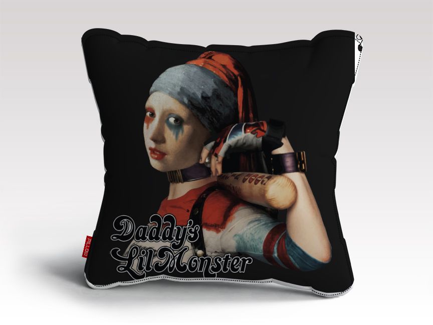 Daddy's Lil Monster T-Shirt Cushion/Pillow