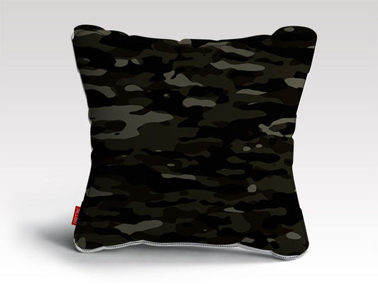 Dark Camouflage Pattern Plakat Cushion/Pillow