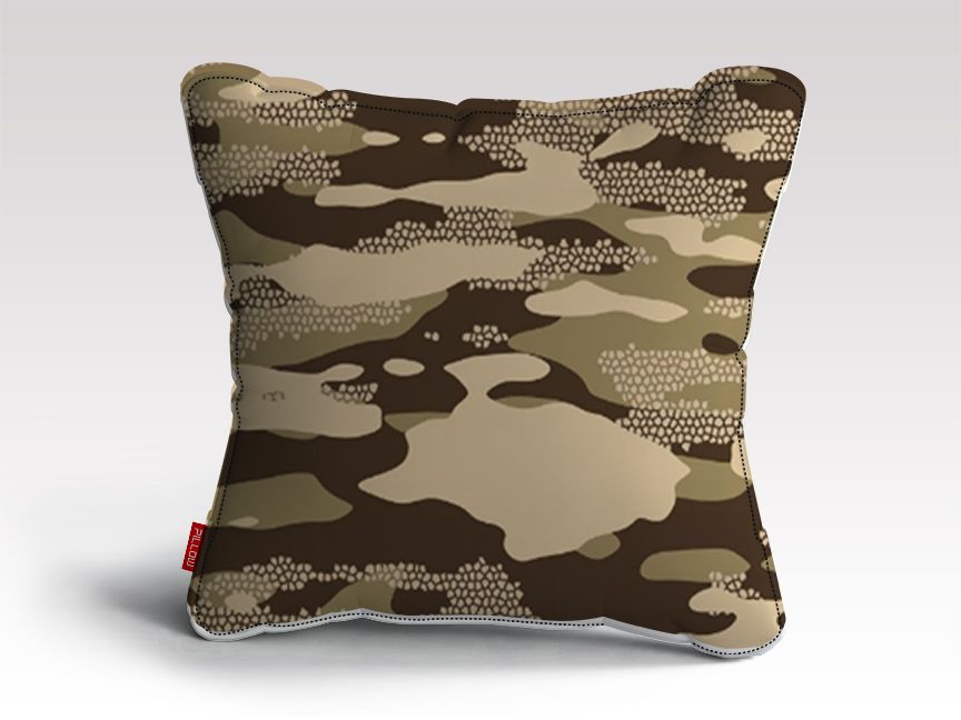 Desert Camouflage Pattern Mosaic Style Plakat Cushion/Pillow