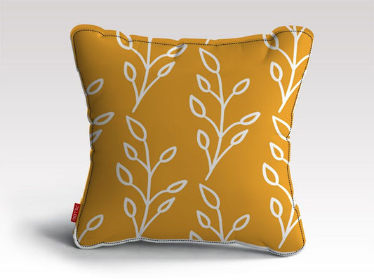 Feeling of lightness pattern - Mellow Yellow Poster Cushion/Pillow