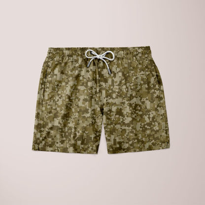 Green Camofludge Shorts