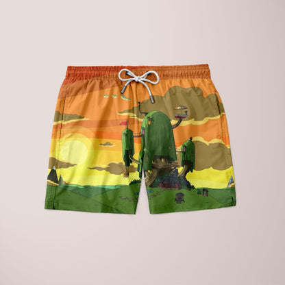 Green nature Shorts