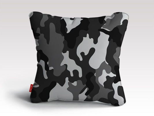 Grey Camo Cushion/Pillow