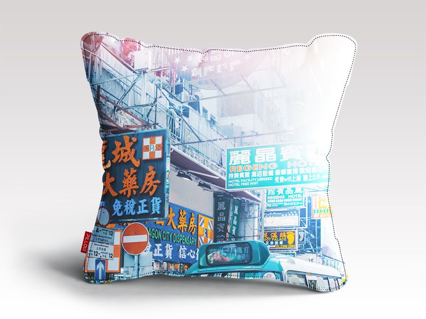 HONG KONG SIGNS Cushion/Pillow