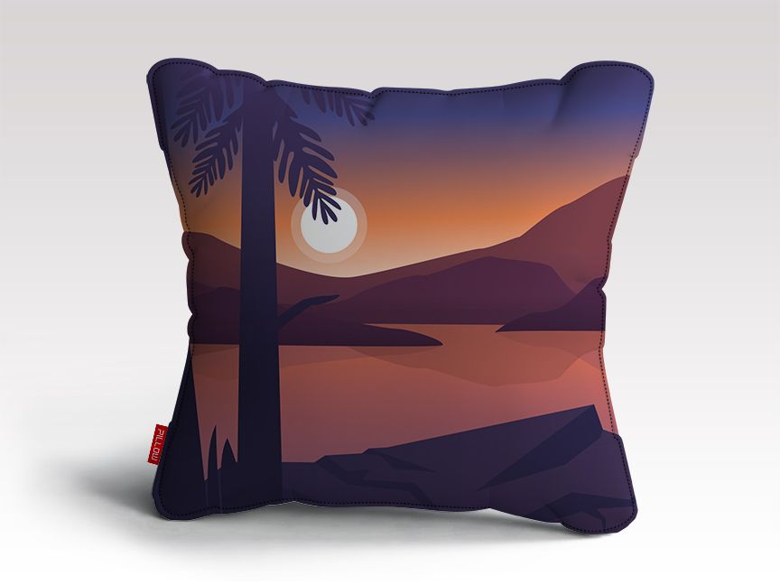 Mountain Landscape First Person Cushion/Pillow