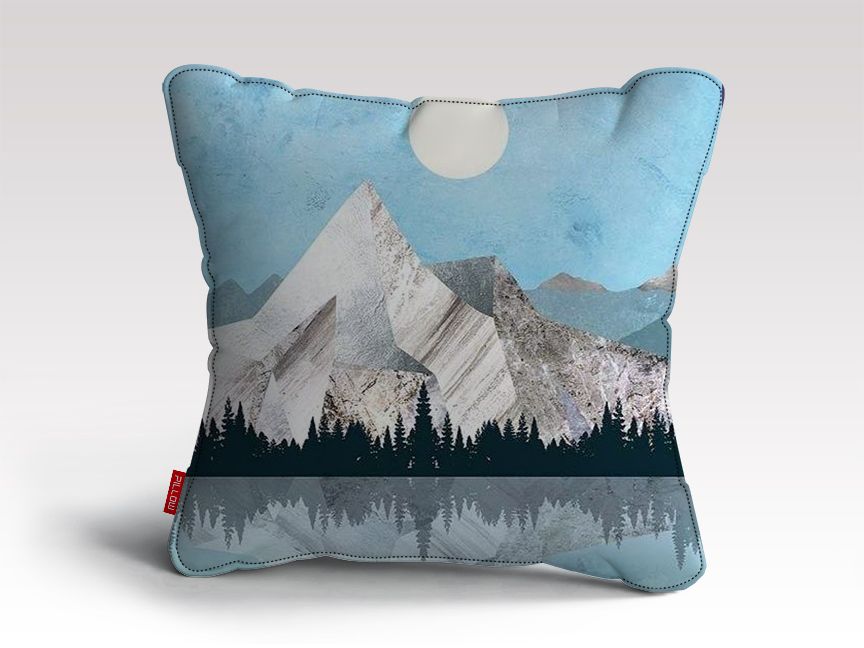 Mountain Sonnet Moonlit Stanza PT 2 Cushion/Pillow