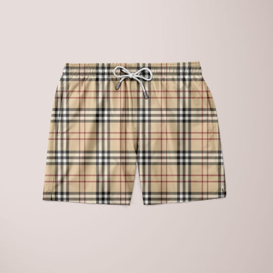 Burberry Old Branded Pattern Shorts