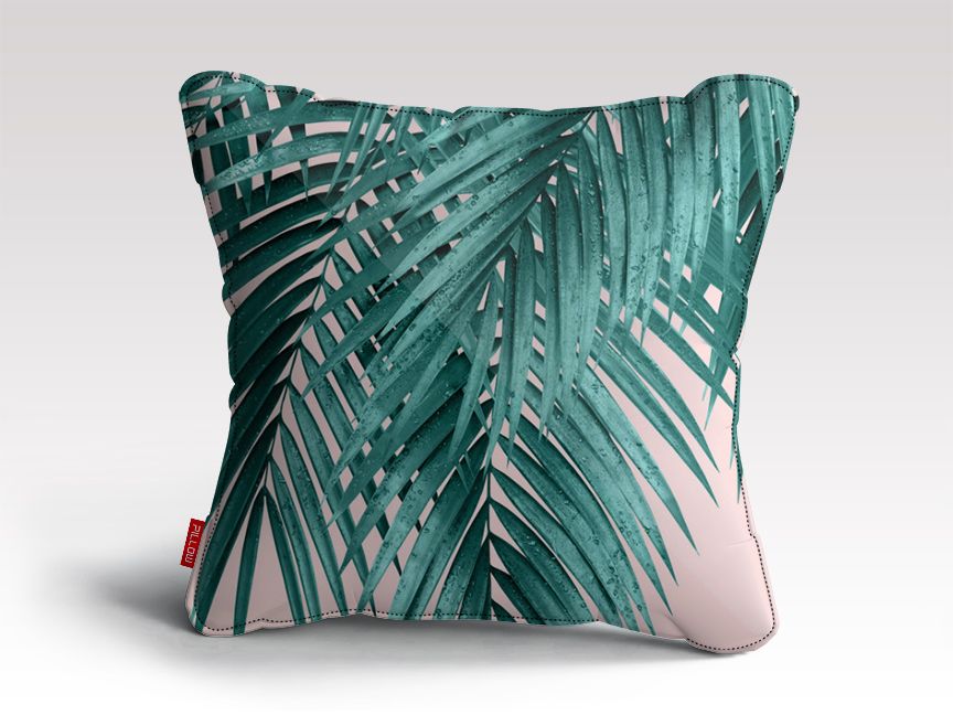 PALM LEAVES BLUSH VIBES Cushion/Pillow