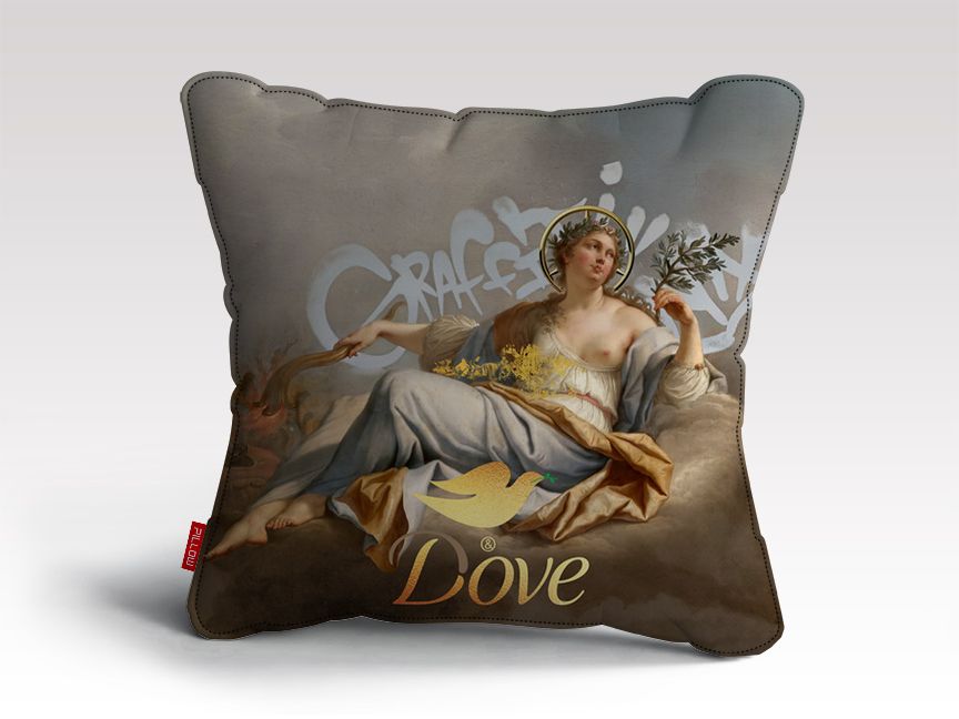 Peace & Love Cushion/Pillow