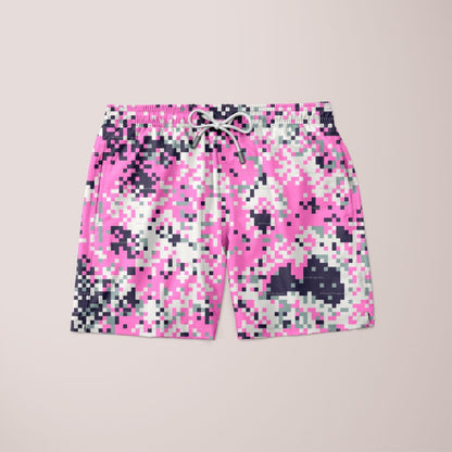 Pink Pixelate Camofludge Shorts