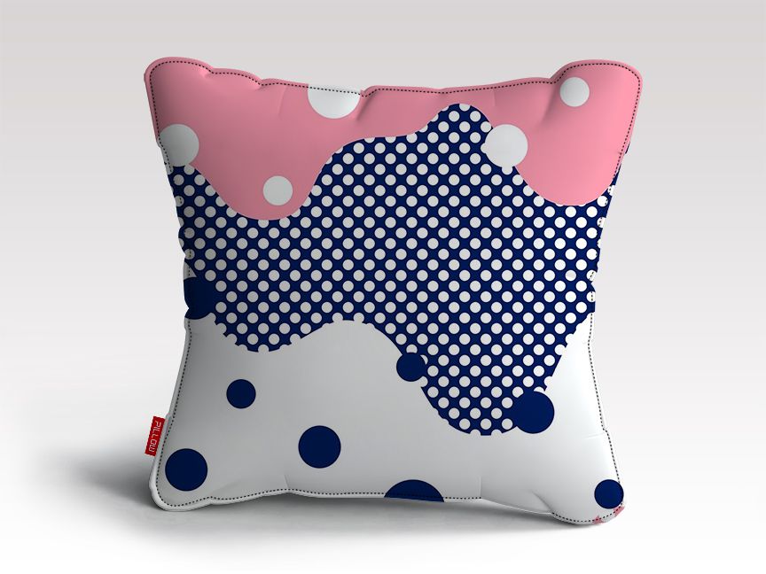 Polka Dots 3 Cushion/Pillow