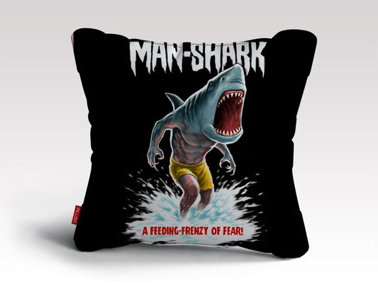 Rampage of the Man-Shark Cushion/Pillow