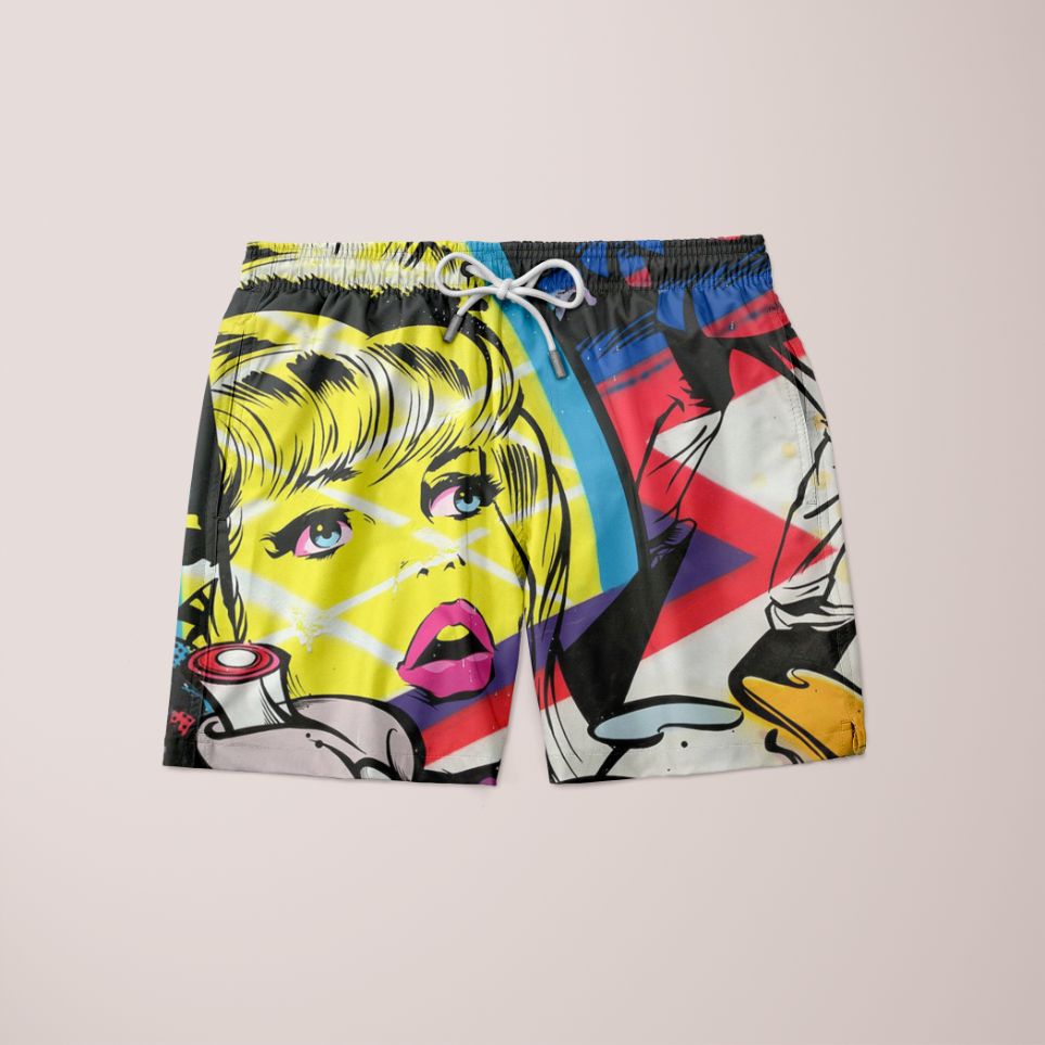 Relay Pop Art Shorts