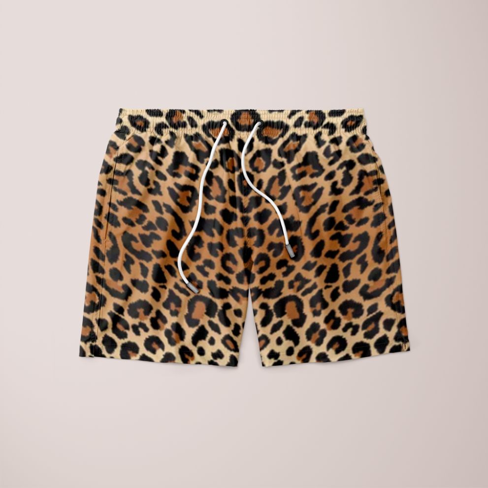 Tiger Print Shorts