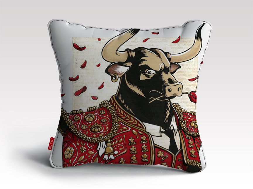 Toro Torero Poster (1) Cushion/Pillow