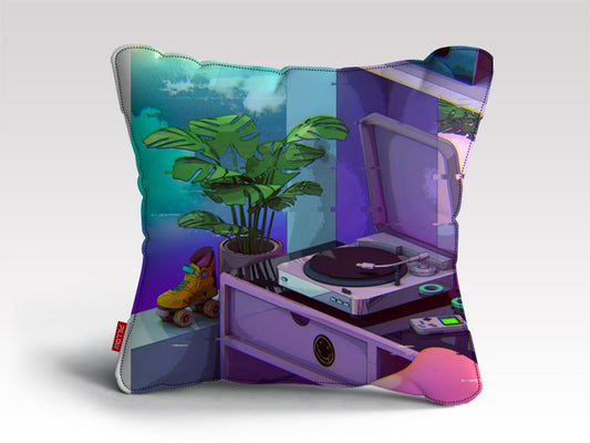 Vaporwave Aesthetic Cushion/Pillow