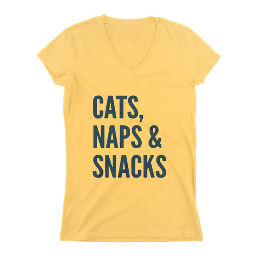 Cats & Naps & Snacks Women T-shirt