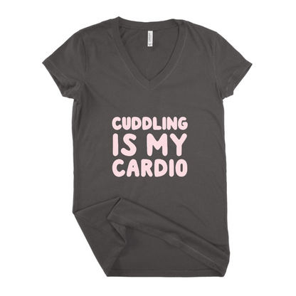 Cuddling Is My Cardio Women T-shirt