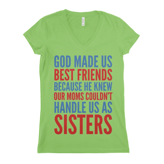 God Made Us Bast Friends Women T-shirt