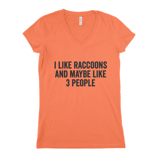 I Like Raccoons Women T-shirt