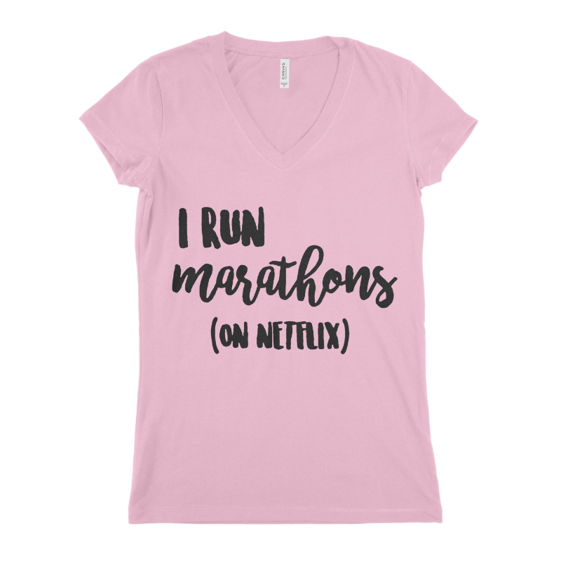 I Run Marathons Women T-shirt