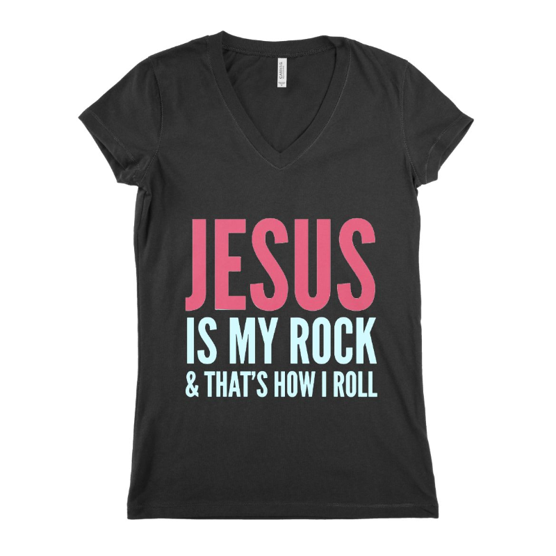 Jesus Is My Rock Women T-shirt