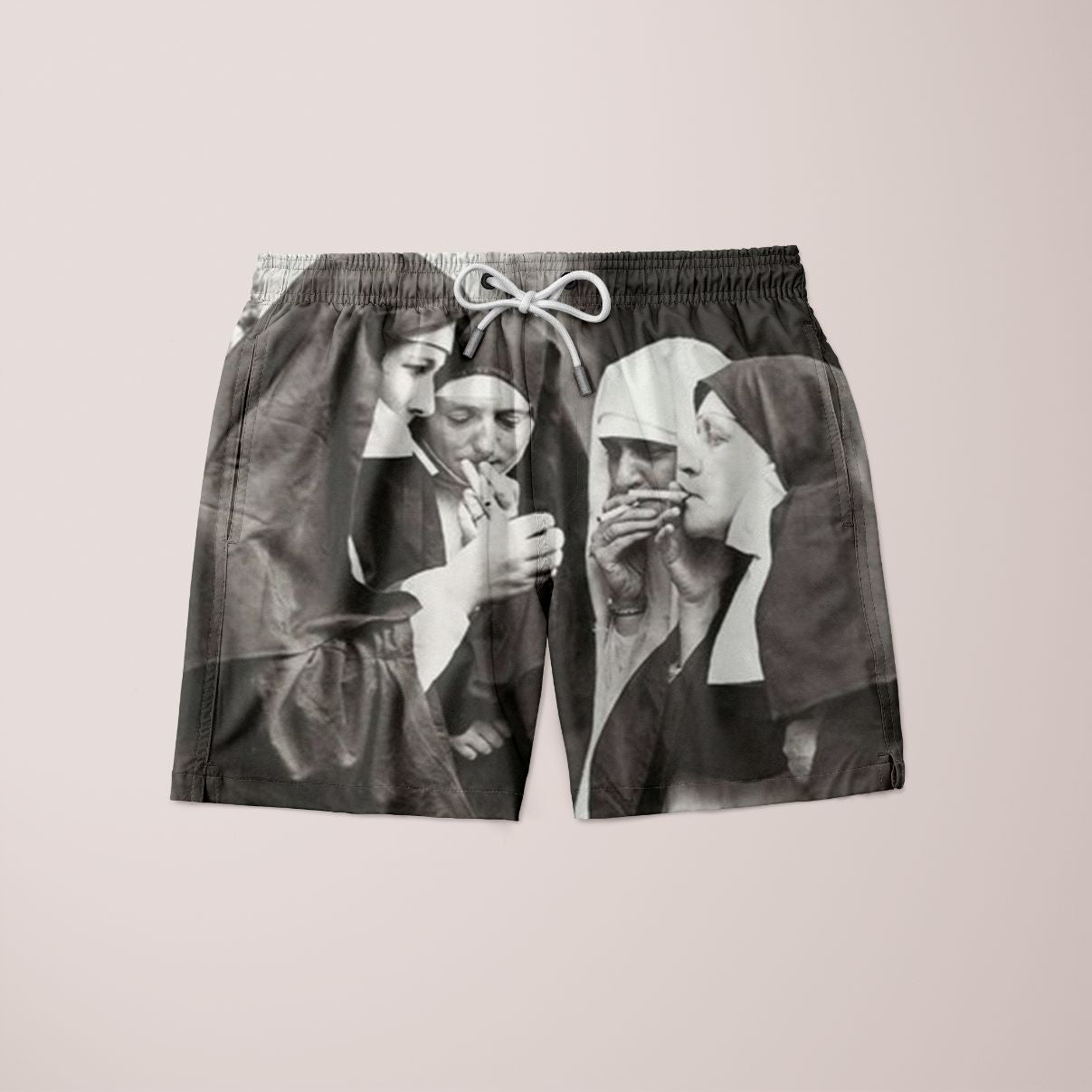 Nuns-smoking-prints Shorts