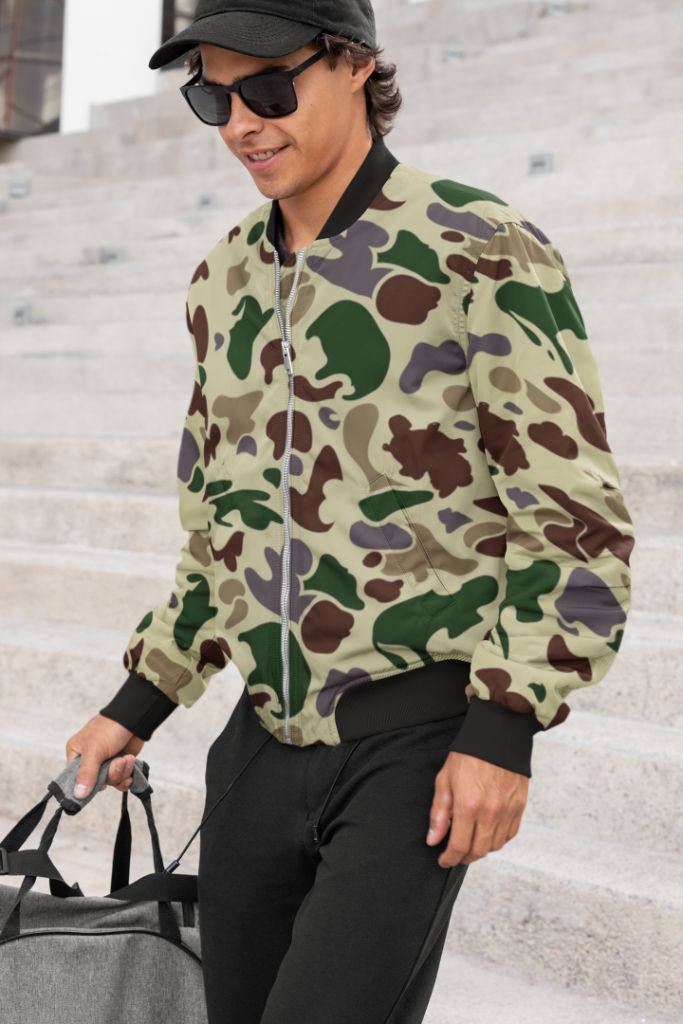 Army Camo Bomber Jacket