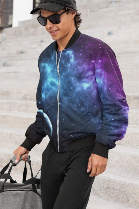 Galaxy Colors Bomber Jacket