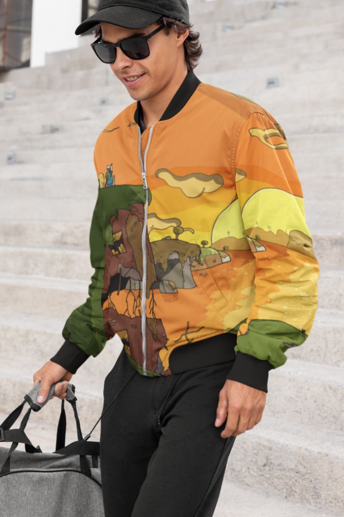 Nature. Bomber Jacket