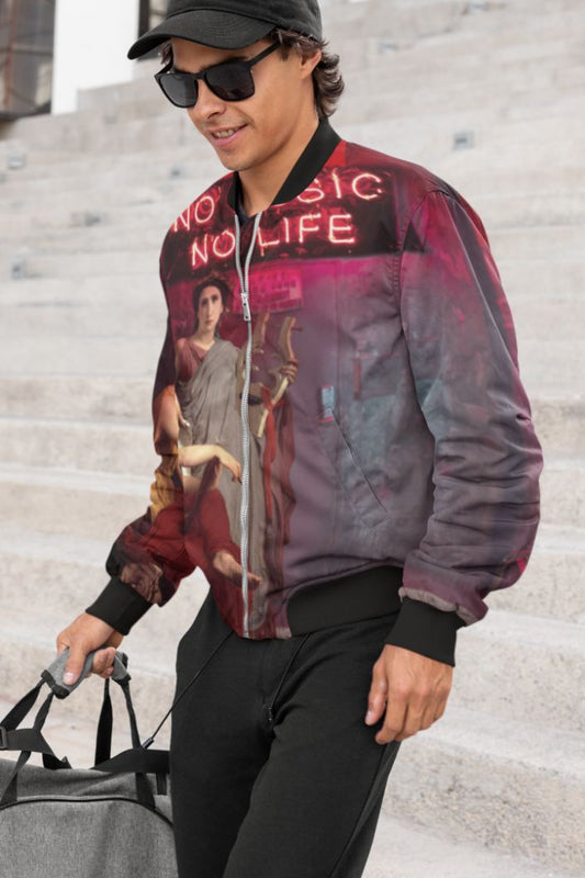 No Music, No Life Bomber Jacket