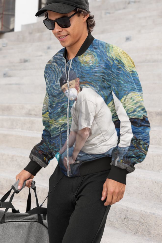 Street Art (Van Gogh) Bomber Jacket