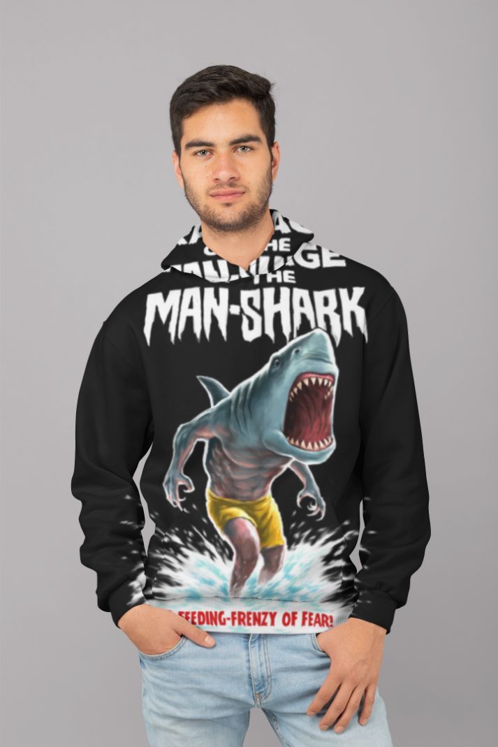 Rampage of the Man-Shark UNISEX Sublimation Hoodie