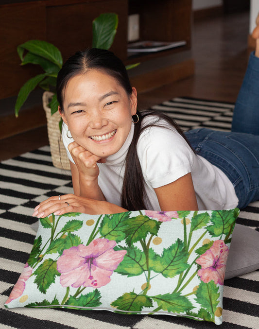 Rayed Rectangle Pillow